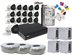 Dahua 16 Channel Wizsense Nvr Cctv Kit With 2MP Bullet Cameras & 4TB Hdd Bundle Ip Camera System