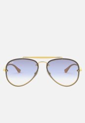Ray-Ban Blaze Aviator Sunglasses 58MM - Gold