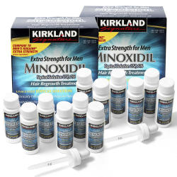 Minoxidil 5% Extra Strength Hair Regrowth For Men With Hair Loss 12 Month Supply- Stop Hair Loss Now