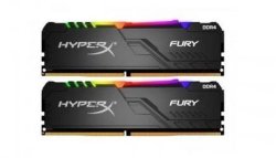 Hyperx Fury Rgb 16GB 2 X 8GB DDR4 Dram 2666MHZ C16 Memory Kit Black