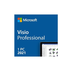 Microsoft Pro Visio Professional 2021 Edition - Electronic Software Distribution ESD-2021-VISIO