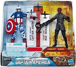 Captain America And Red Skull Exclusive Captain America Action Figure 2 Pack By Hasbro
