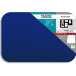 Adhesive Pin Board No Frame - 900 600MM - Blue
