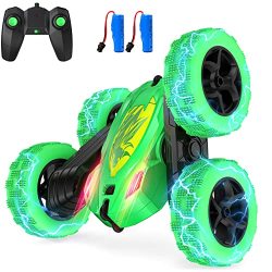 Remote Control Car Rc Car Stunt Car Toys With 360 Rotating Tumbling Flips & Drift 2 Rechargeable Batteries Double Sided Race Car Off Road