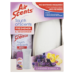 Air Scents Touch Of Scents Lavender & Vanilla Scented Air Freshener & Deodoriser 100ML
