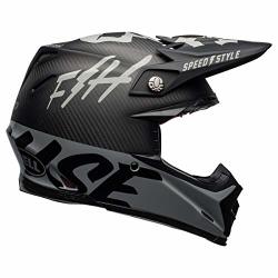 Bell MOTO-9 Flex Off-road Motorcycle Helmet Fasthouse Wrwf Matte gloss Black white gray XL