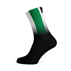 Nigeria Flag Socks - Medium Black