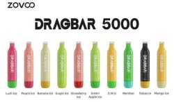 Dragbar 5000 Puffs - Green Apple Ice