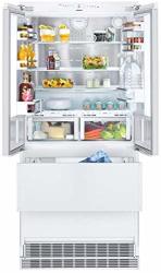Liebherr 36 French Door Refrigerator With 84 Height Door Panels And Oval Handles In Stainless Steel