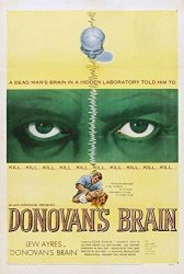 Pop Culture Graphics Donovan's Brain Poster Movie 27X40 Lew Ayres Gene Evans Nancy Davis