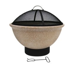 Terrace Leisure 53 Cm Round Clay Fire Pit