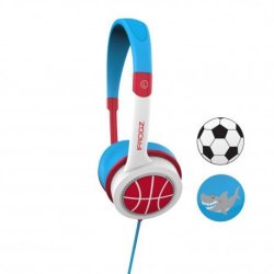 Zagg Little Rockerz Headphones – Red blue Football