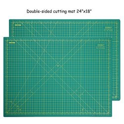 Zerro Self Healing Cutting Mat 24 X 18 Inches With Grids And Angles For Crafts Sewing Hobbies A2