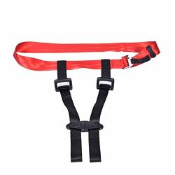 Rowna Child Airplane Safety Travel Harness Safety Airplane Child Restraint System For Baby Toddlers & Kids Airplane Travel Accessories For Aviation Travel Use Black red