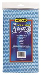 Addis Perforated Kitchen Cloth 1 X 6 Pack