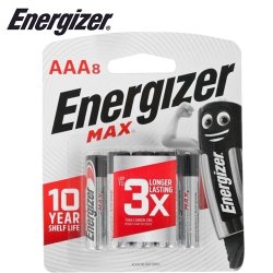 Energizer Energizer Max: Aaa - 8 Pack Moq 12 E300573602