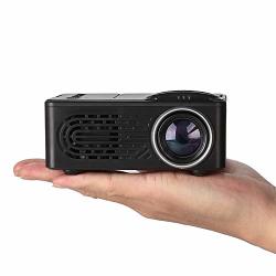 Ronshin MINI Projector Lcd LED Portable Projector Home Theatre Cinema Video Media Player Black Us Plug Electronics Etc Etcselectronic