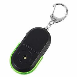Windwinevine Portable Size Old People Anti-lost Alarm Key Finder Wireless Useful Whistle Sound LED Light Locator Finder Keychain