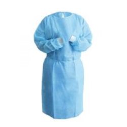 Surgical Protective Gown 50GSM Blue L 5 Pack