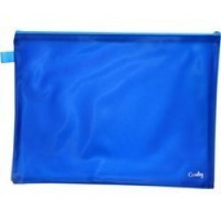 Bright Pvc Neon Book Bag - Blue