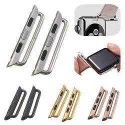 Stainless Steel Watchband Adapter Watch Strap Connector For Apple Watch Iwatch 38 42mm