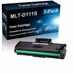1-PACK Black Compatible Xpress M2020 Laser Printer Toner Cartridge High Capacity Replacement For Samsung MLT-D111S Printer Toner Cartridge