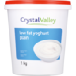 Crystal Valley Low Fat Plain Yoghurt 1KG