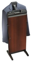 Corby 7700w 3-cycle Pants Press With Automatic Shut Down And Manual Cancel Options Walnut Finish