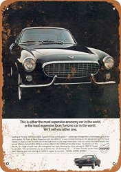 Wall-color 9 X 12 Metal Sign - 1964 Volvo Gran Turismo 1800 - Vintage Look Reproduction