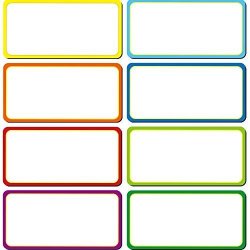 Magnetic Dry Erase Labels Ultra-Large - 6 x 3.5 Inch - 5Pcs