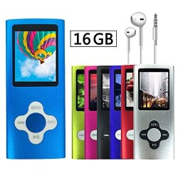 Volger Digital 16 Gb Portable Ultra-thin MP3 MP4 Player Lcd Display Music Player Video Player Media Player Voice Recording Player For Laptop Computer For