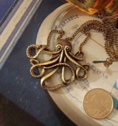 Pirates Of The Caribbean Octopus Necklace Retro Necklace