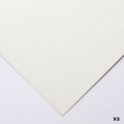 White Screenprinting And Drawing Paper Pack 315GSM 51X68CM 5 X Sheets