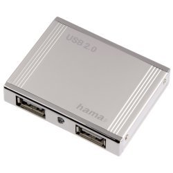 Hama - USB Hub 2.0 - 4 Port Bus Powered Blister