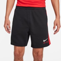 Nike Air Men's French Terry Shorts - Black university Red