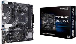 Asus Prime A520M-K A520 Chipset Amd AM4 Socket Motherboard