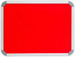 Info Board Aluminium Frame - 1000 1000MM - Red