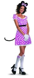 Disguise Disney Mickey Mouse Clubhouse Sassy Minnie Mouse Costume Pink white black SMALL 4-6