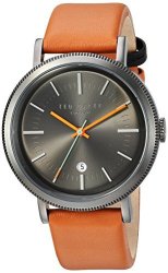 Ted Baker Men's 'connor' Quartz Stainless Steel And Leather Dress Watch Color:brown Model: 10031504