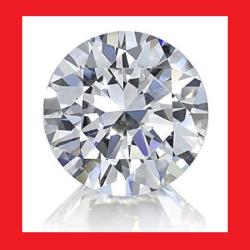 Cubic Zirconium - Aaa Diamond White Round Facet - 1.03CTS