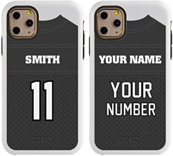 Custom Football Jersey Phone Case For Iphone 11 Pro By Guard Dog - Personalized Sports - Your Name And Number On A Protective Hybrid