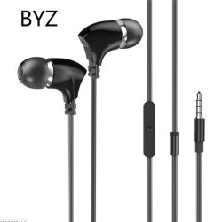 Byz K16 Ceramic Hifi Bass In Ear Remote Control Earphone For Samsung LG Oppo Zte