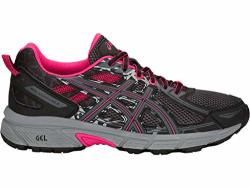 ASICS Women's Gel-venture 6 Running Shoes 8.5M Black pixel Pink