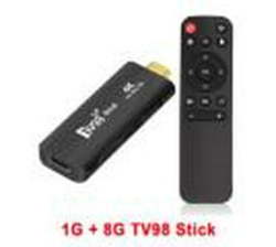 TV98 Tv Stick 4K Smart Android 12.1 Tv Box 2.4G 5G Wifi Smart Tv Box Network Media Player