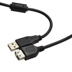 Yarmonth - USB 2.0 Extension Cable Type A Male To Type A Female 6 Ft Black