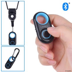 CamKix Camera Shutter Remote Control With Bluetooth Wireless Technology - Works Flawlessly With Iphone ipad And Android - Range: Up To 30 Ft 10 M