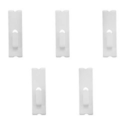 5 Pieces Chrome Gridwall Utility Hook For Grid Panel Display Picture Notch 