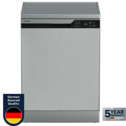 Grundig 15-PLACE Dishwasher - Pearl Inox GNF54820