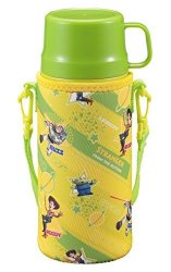 Pearl Metal Parukinzoku Disney Stainless Bottle Water Bottle Straight Drinking-cup To Drink Double Stainless Bottle Vacuum Insulation Warm-cold 2WAY Kids Bottle 600ML Cover With