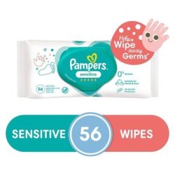 Pampers Sensitive Wet Wipes 56 Wipes